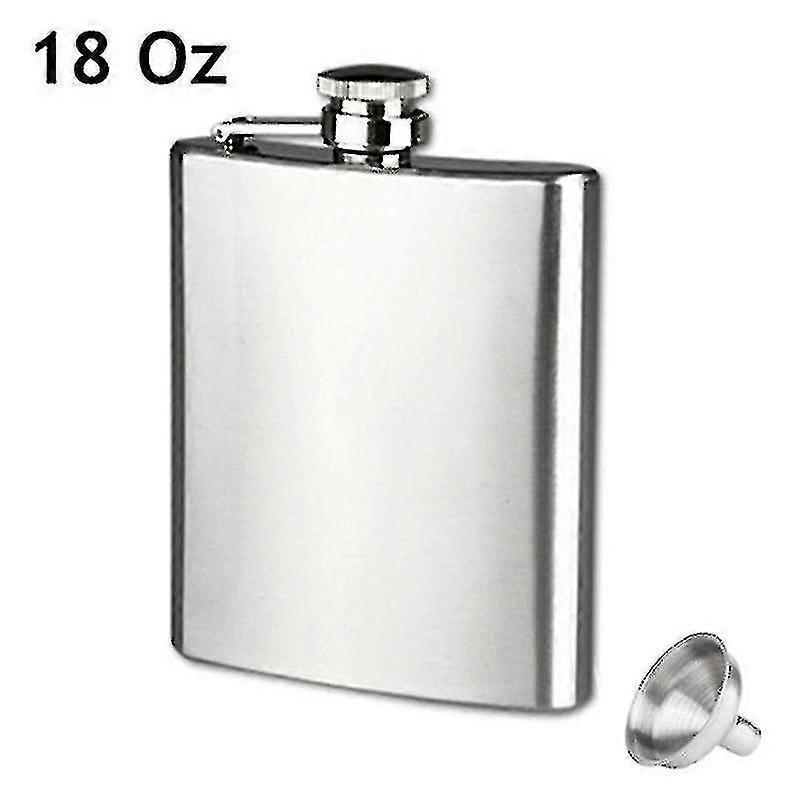 Stainless Steel Hip Liquor Flask Whiskey Alcohol Pocket Wine Bottle1pcs