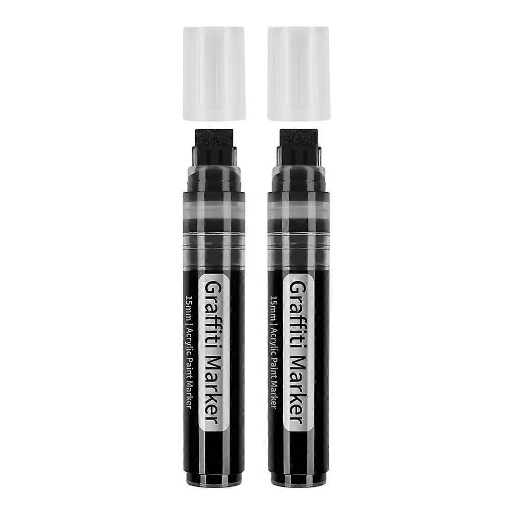 2-Piece Marker Set Graffiti Marker Paint Marker for Home and Office Use