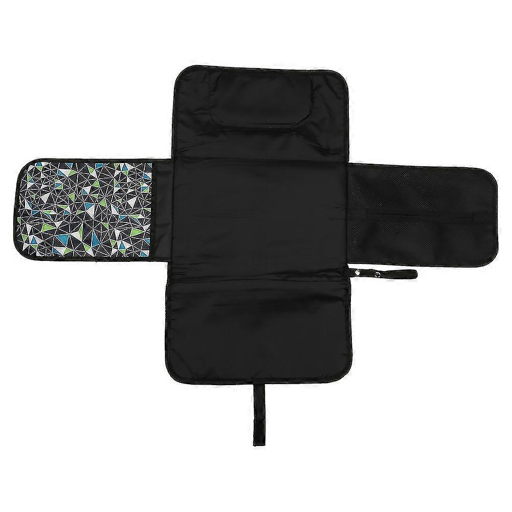 Portable Waterproof Baby Changing Pad - Colorful Pattern Travel and Home Changing Mat