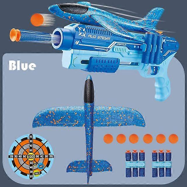 Game Play Hand Throw Outdoor Airplane Model Foam Plane Flying Glider Airplane Launcher Aircraft Toy