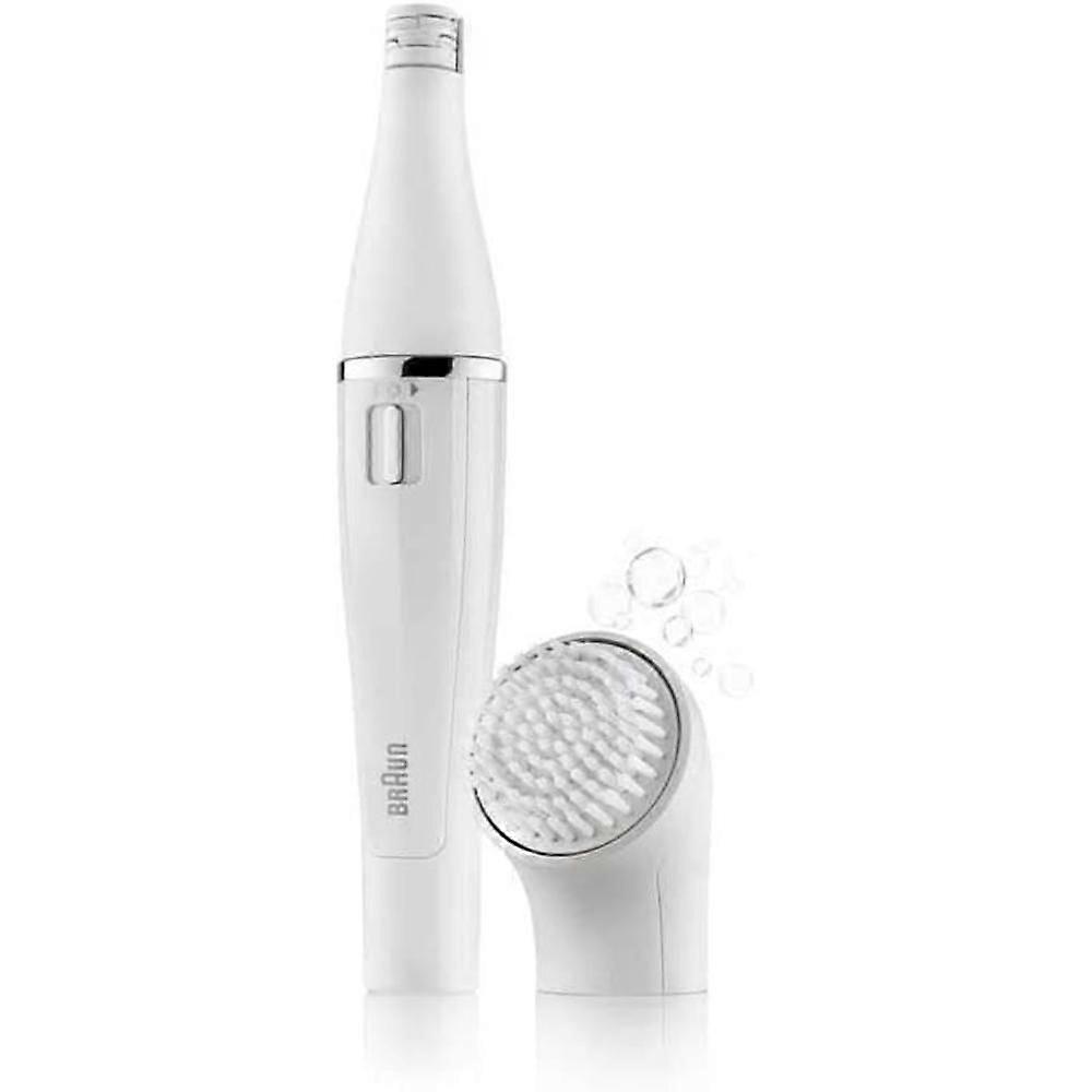 Depilator do twarzy Braun Face 810 i system szczoteczek do czyszczenia, biały