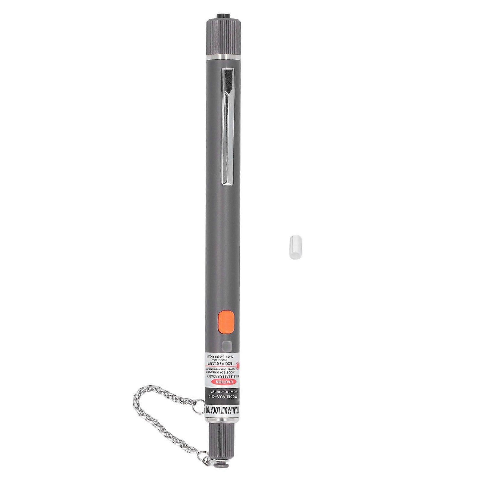 Visual Fault Locator 10KM Non Contact Defect Locating Stable Output Fiber Optic Test Red Light Pen