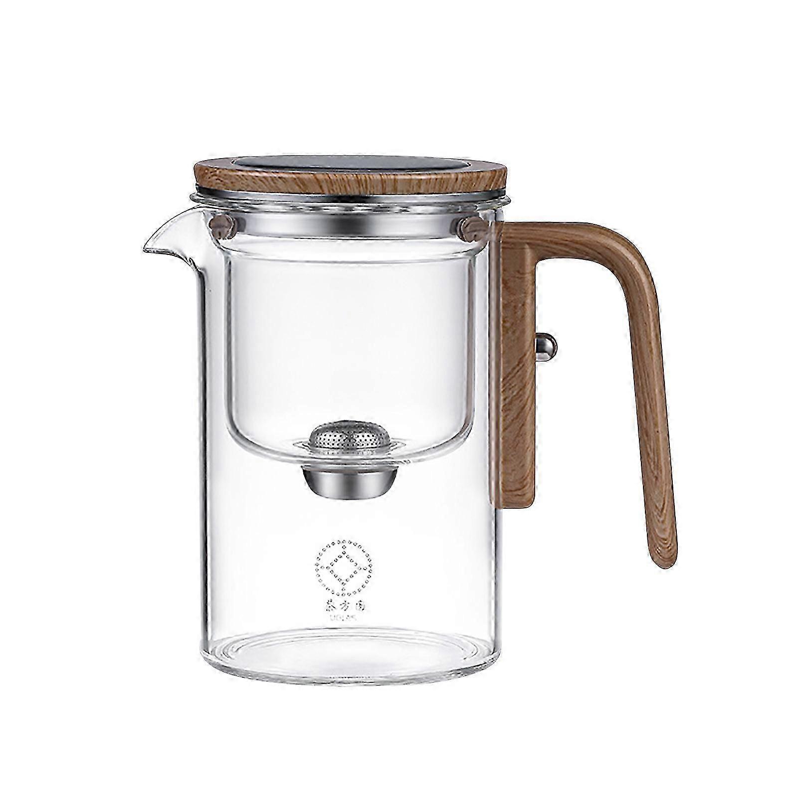 Rodless Teapot Lazy Tea Set Tea Water Separation Cup Glass Inner Bladder Magnetic Suction Floating Cup Walkbee A