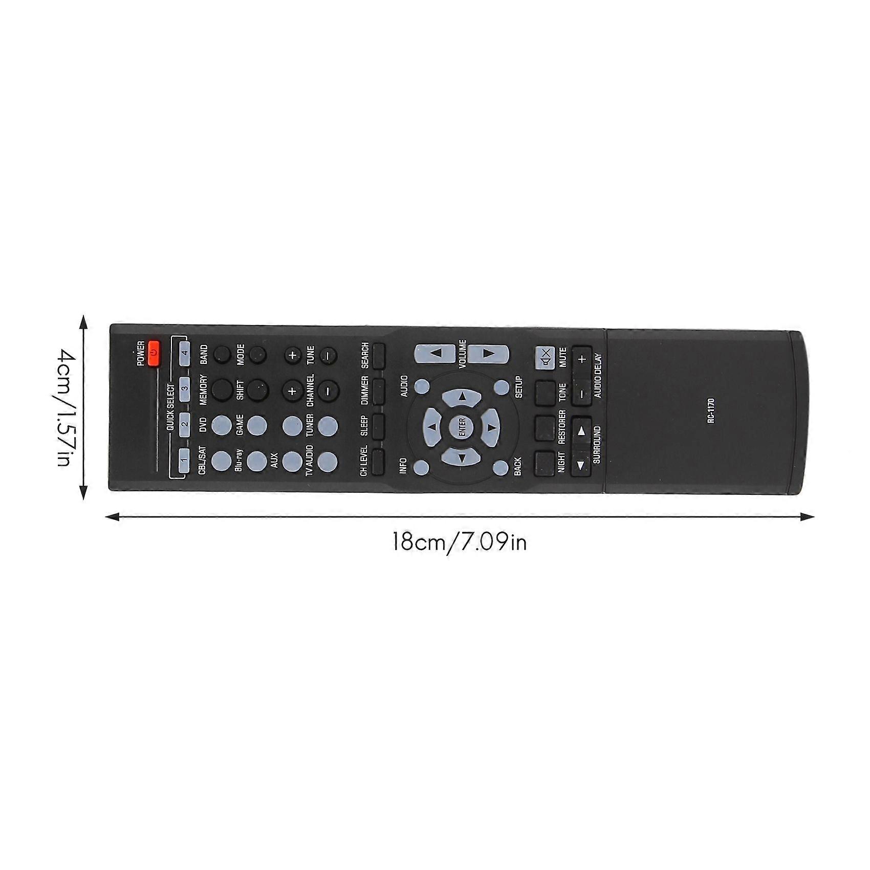 RC-1170 Telecomando di ricambio adatto per ricevitore AV Denon AVR-1513 DHT-1513BA AVR1513 DHT1513BA RC1170