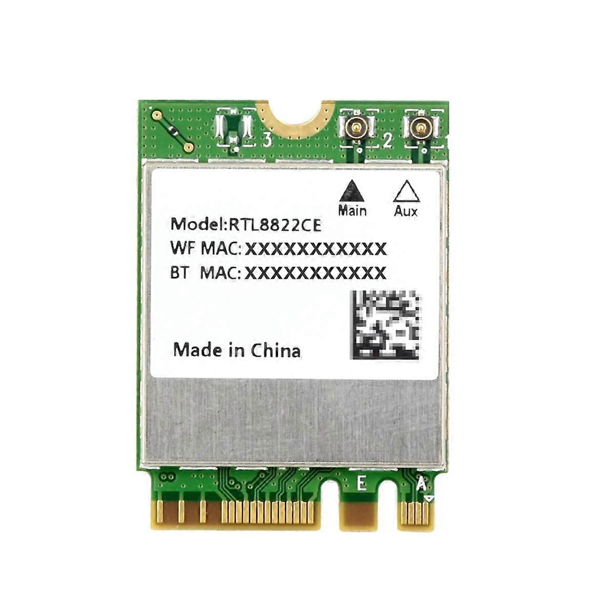 RTL8822CE Wireless NIC WiFi 5 2.4G/5GHz Dual-Band Bluetooth 5.0 NGFF Interface High Speed Low Laten
