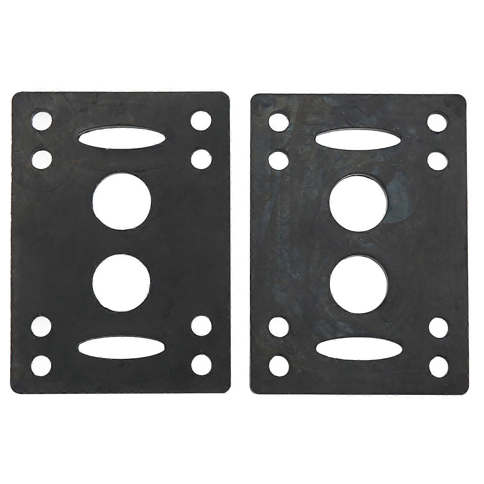 Skateboard Riser Pad Shock Absorbing Wearable PU Longboard Height Increase Pad for Small Fishboards