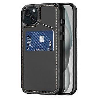 DUX DUCIS Rafi II-serien för iPhone 15 Plus Stativfodral Magnetisk Telefonskydd Korthållare