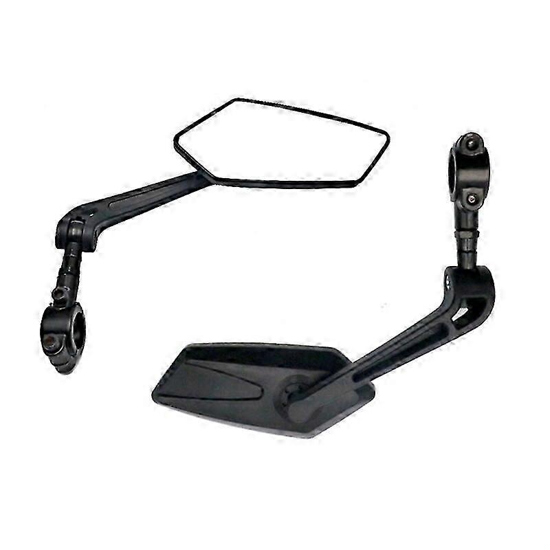 Bicycle Rear View Mirror Bike Cycling Clear Wide Range Back Sight Rearview Reflector Adjustable Handlebar Left Right Mirror| |