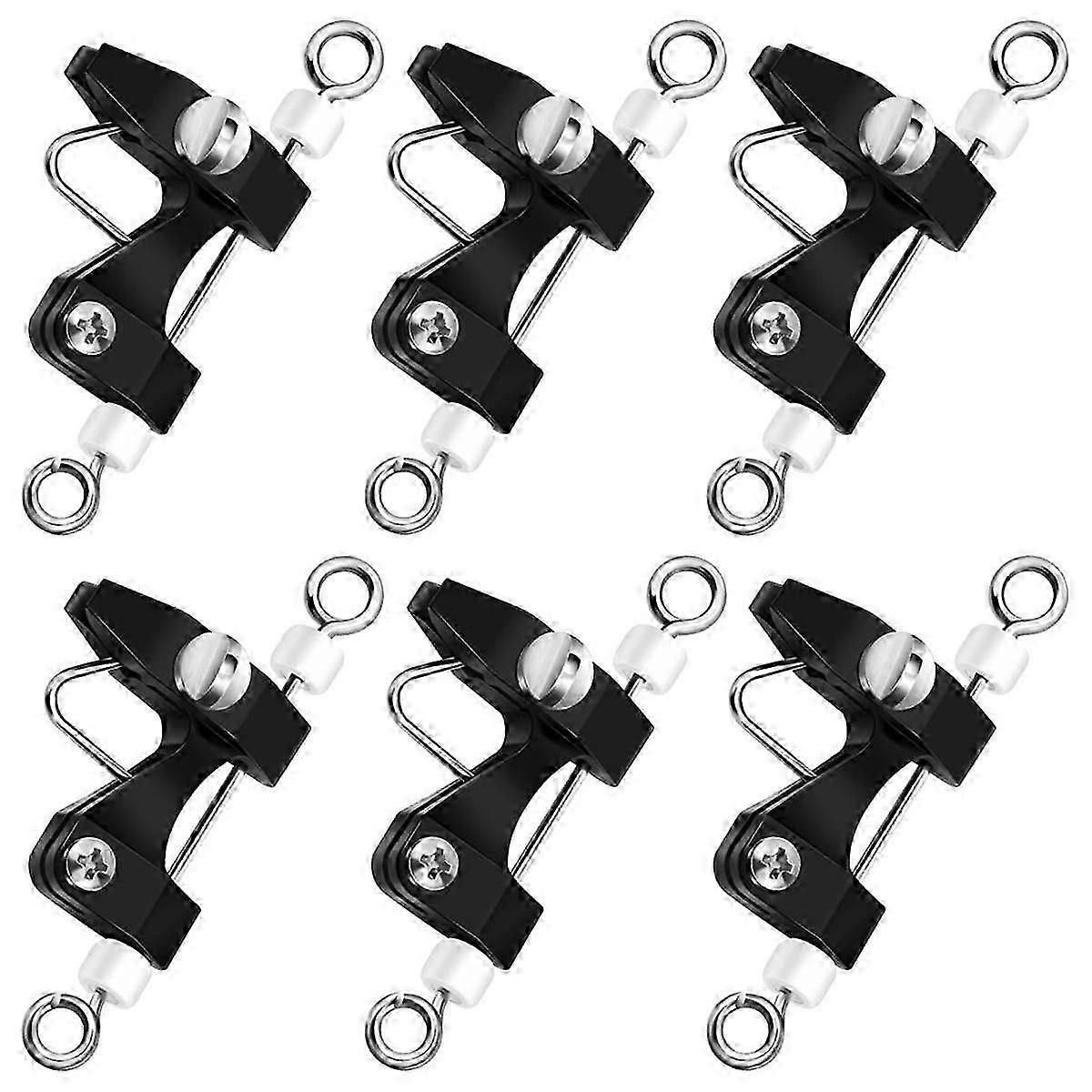 6Pcs Outrigger Release Clips Downrigger Release Clips med justerbar spenning Planer Board Clips Do