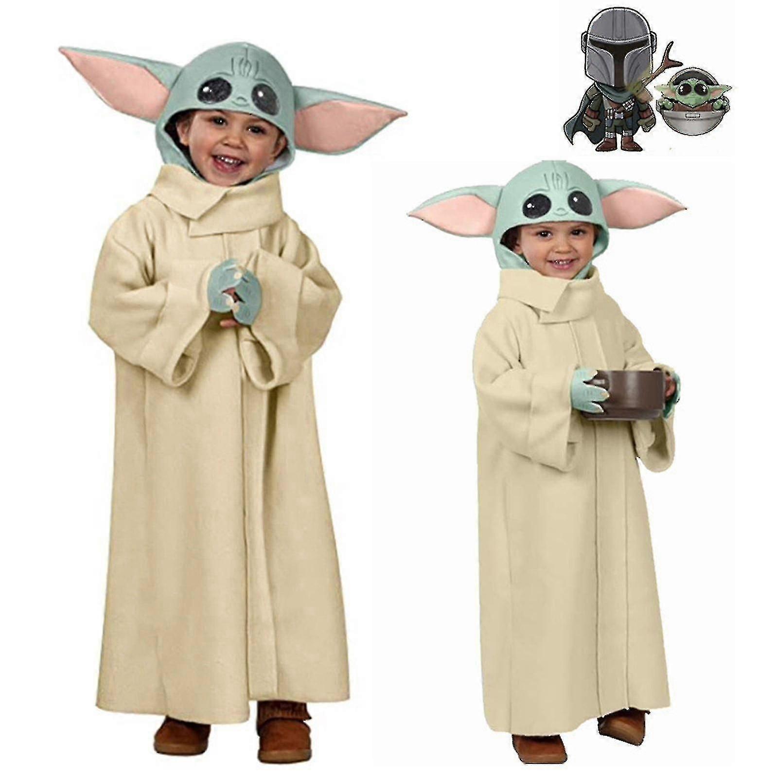 Hot Star Cosplay Wars The Mandalorian Baby Yoda Cosplay Costume Robe
