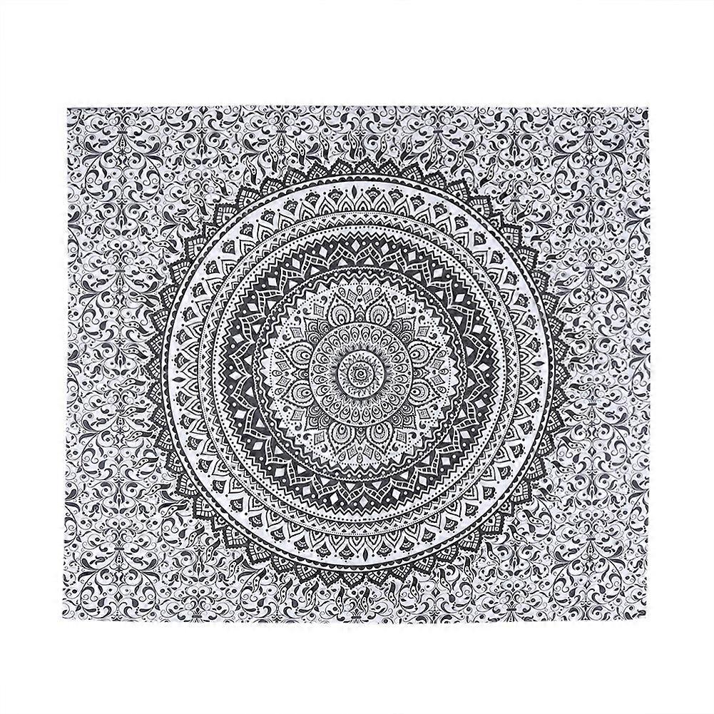 Psychedelic Sun and Moon Tapestry Multi Color Wall Hanging Dorm Room Decor Beach Coverlet