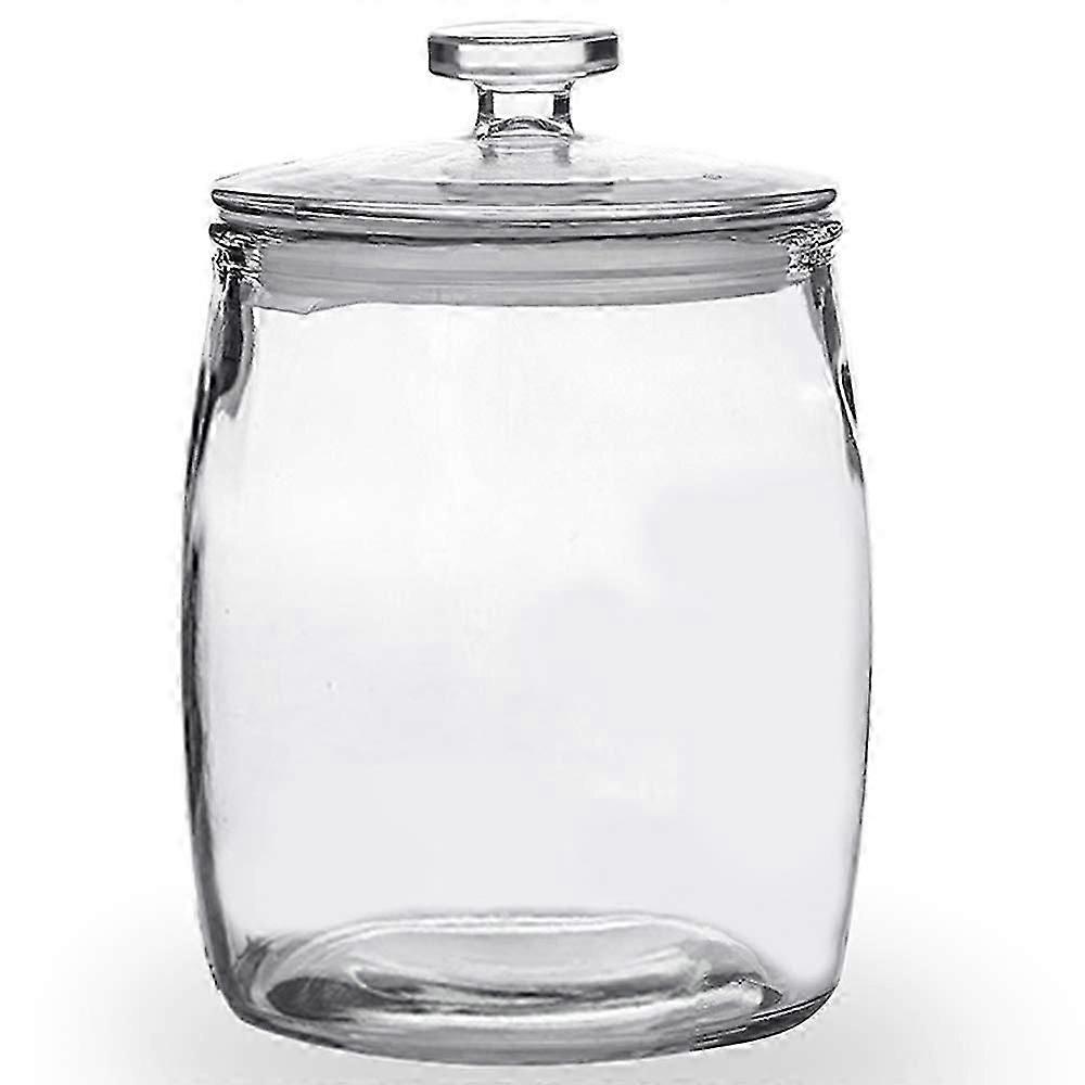 Wide Mouth Clear Glass Jar Kitchen Laundry Storage 0.5 Gallon 72 Oz