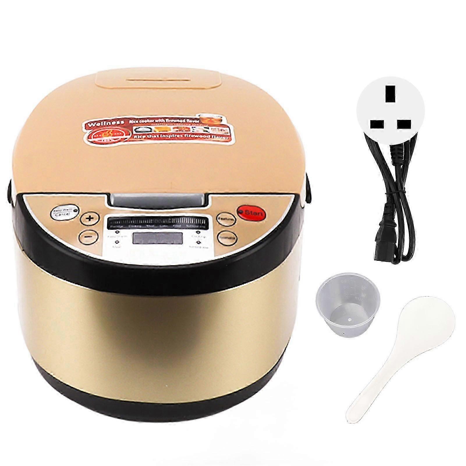 Electric Rice Cooker 900W Multifunctional Large Capacity 5L Overheating Protection Smart Grain Cooker
