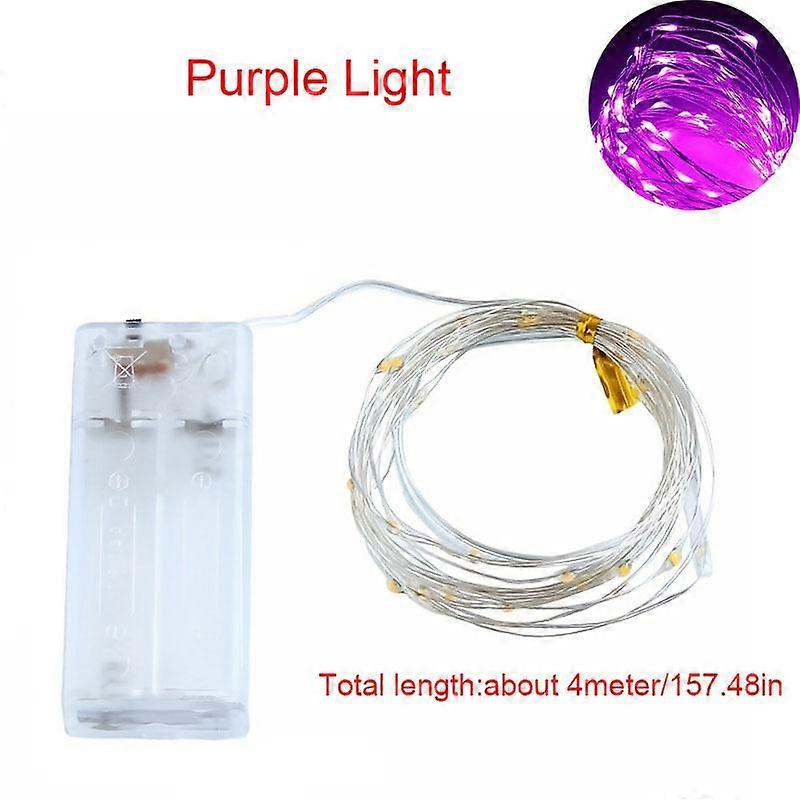 20/40 LED Copper Wire Light String Battery Supply Light String for Party Gift Box Christmas Tree Decoration