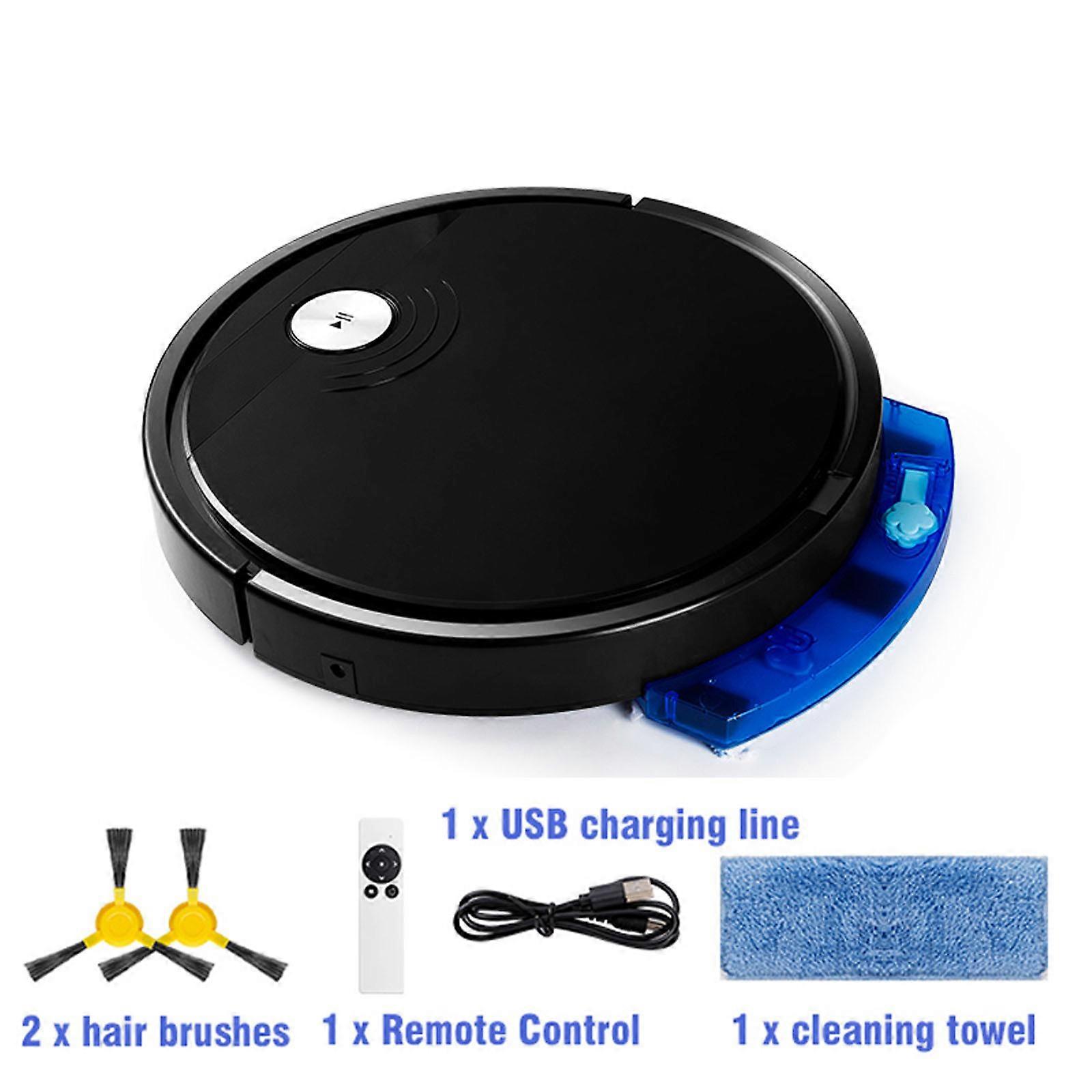 Robot Vacuum And Mop Combo Remote Control Self-Charging Mopping Robot Vacuum Cleaner Set Schedule Strong Suction Ideal For Pet Hair Carpet Electric