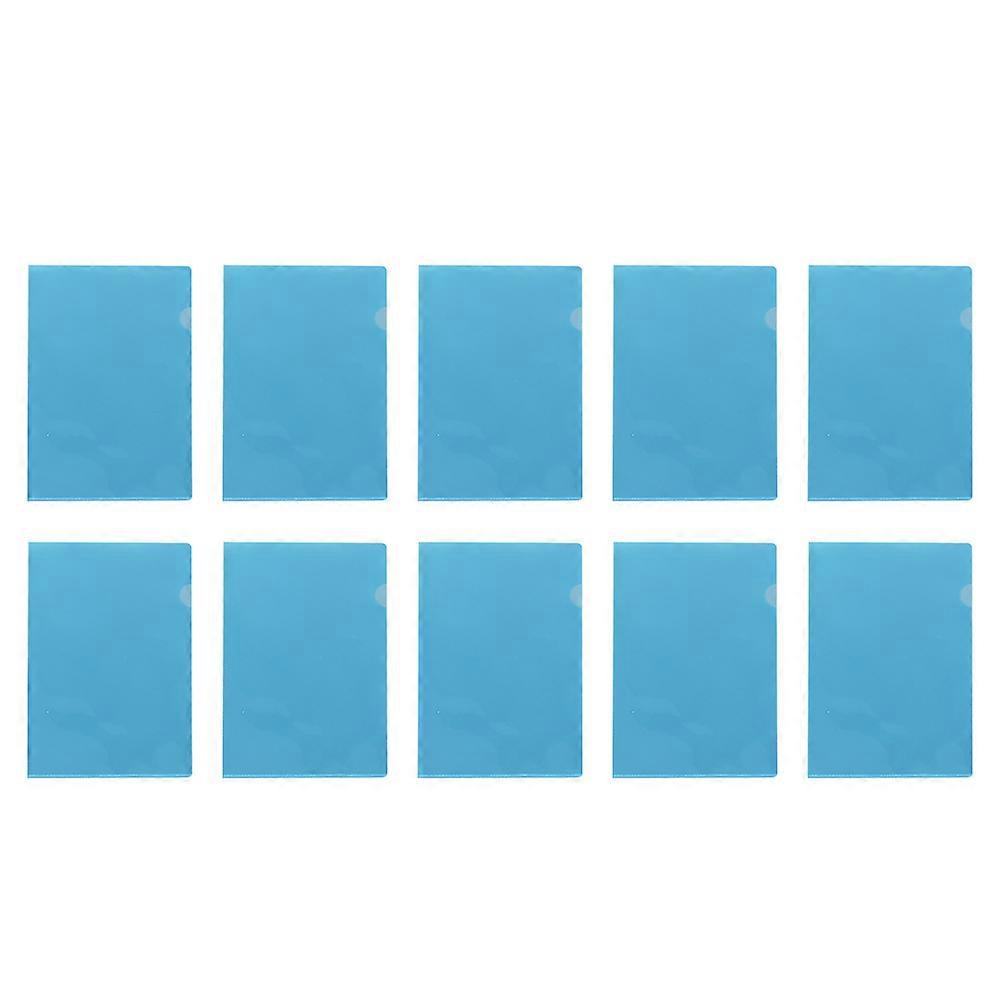 Document Sleeves, Reusable, Transparent Bright Colors, Letter Size, Assorted, 10 Packs