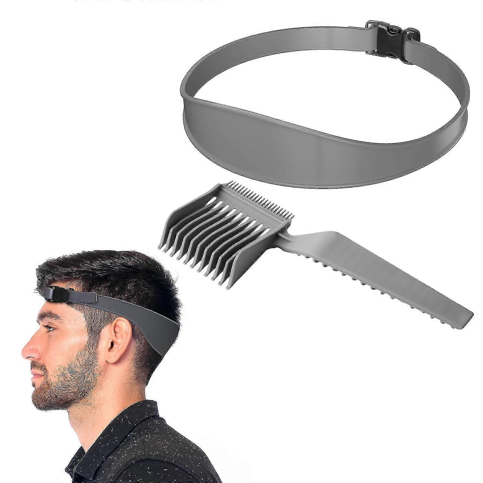 Machine de coupe de cheveux de bricolage cool avec peignes fondus, pochoirs découpés et ruban de coupe en silicone incurvé - instructions complètes incluses