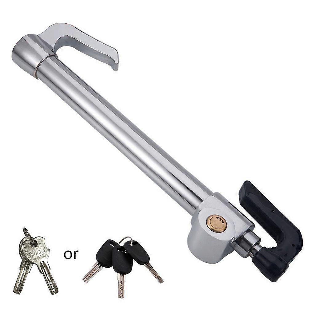 Universal Steering Wheel Brake Lock Vehicle Safety Retractable Lock with 3 Keys