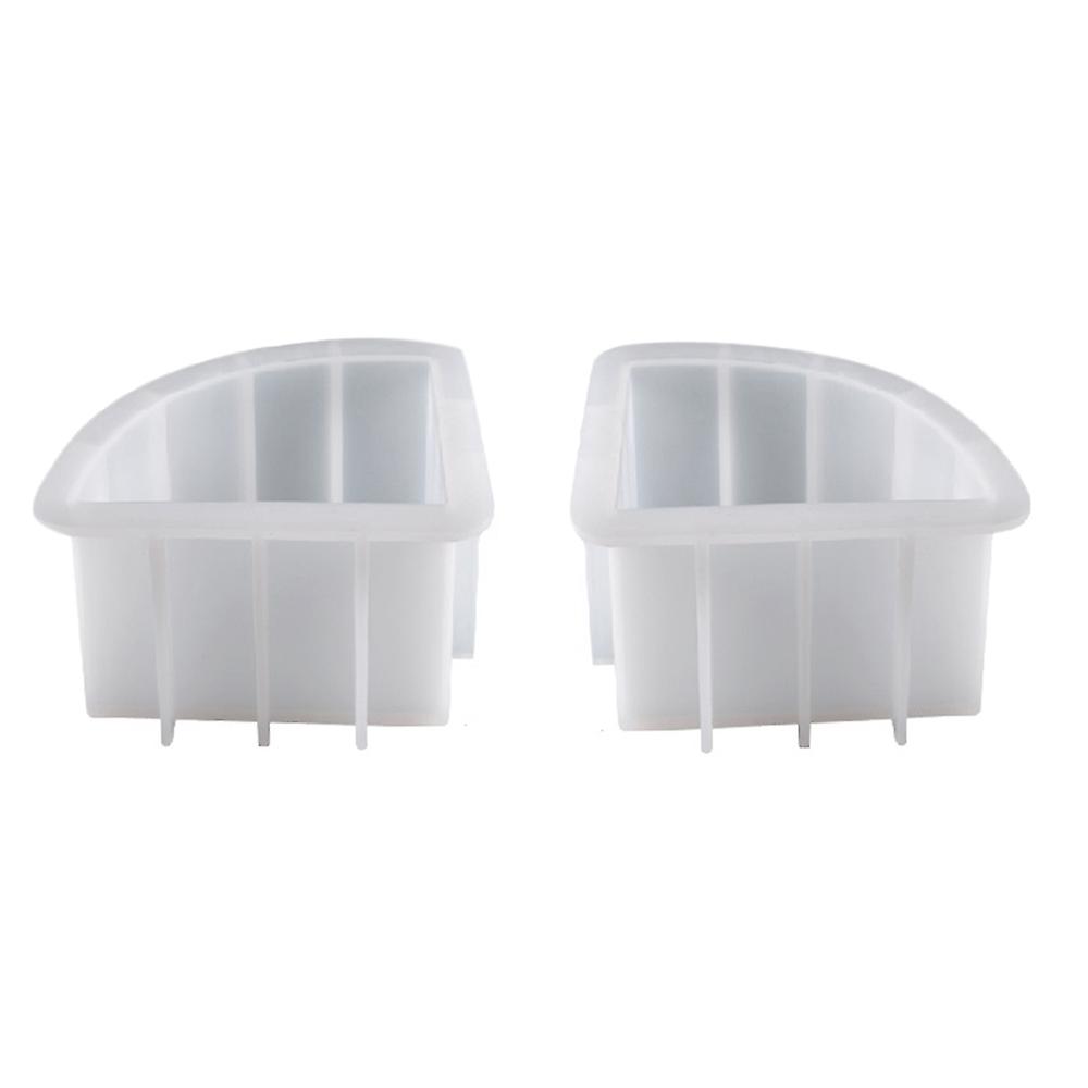 2PCS Bookends Resin Molds,for Books,Desktop Organizer,Home Decoration