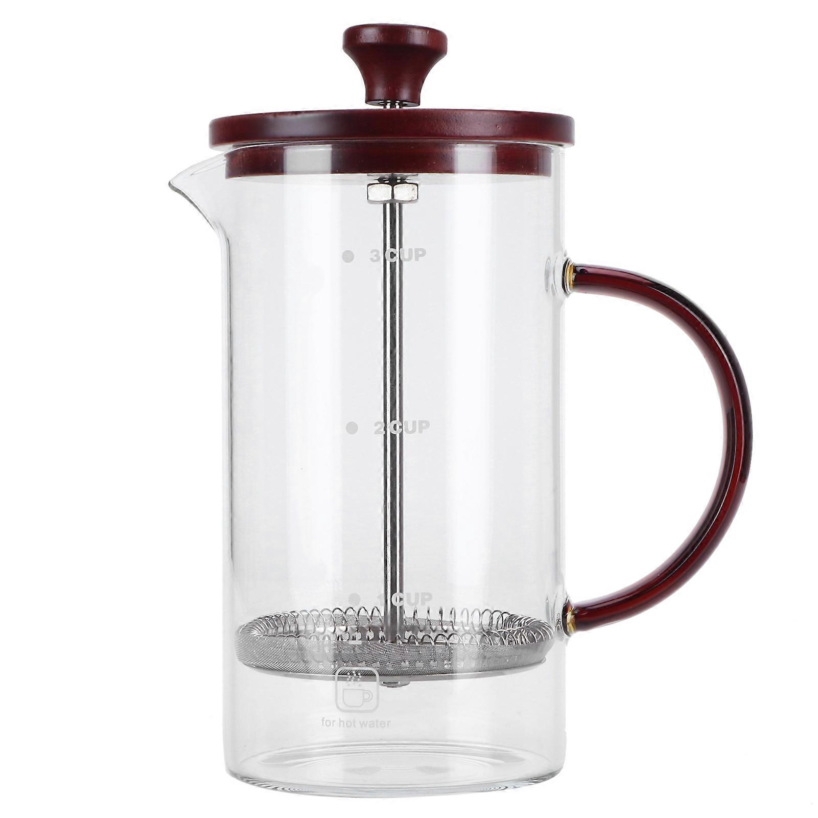 800ml Press Coffee Maker Kettle Borosilicate Glass Tea Coffee Pot Container for Home Use
