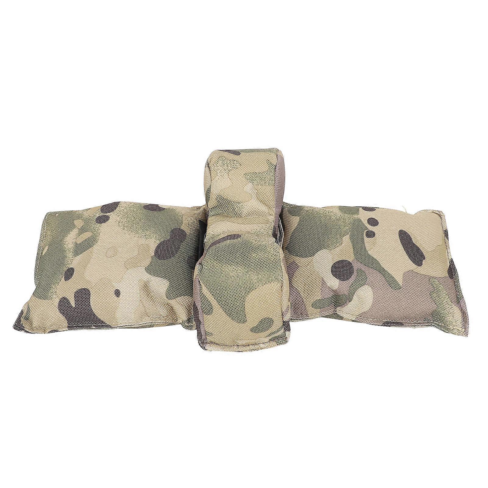 Gun Rest Bag Camouflage 600D Oxford Cloth Stable Support Shock Absorbing Gun Sandbag for Training