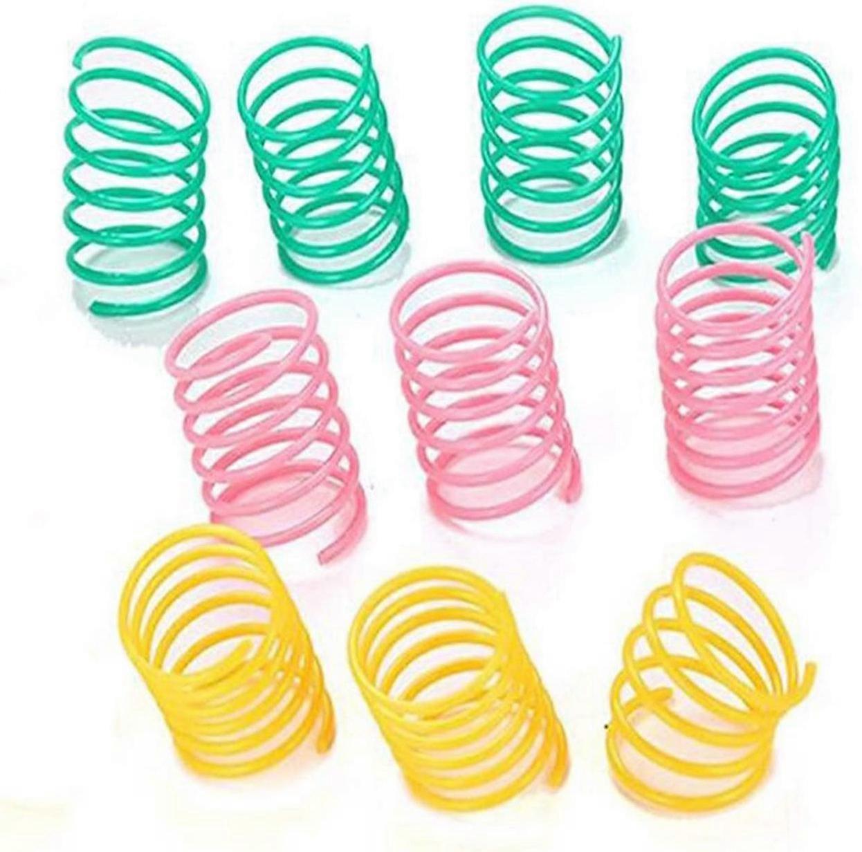 Cat Spring Toys, Playful Coils, Encourage Agility, BPA Free