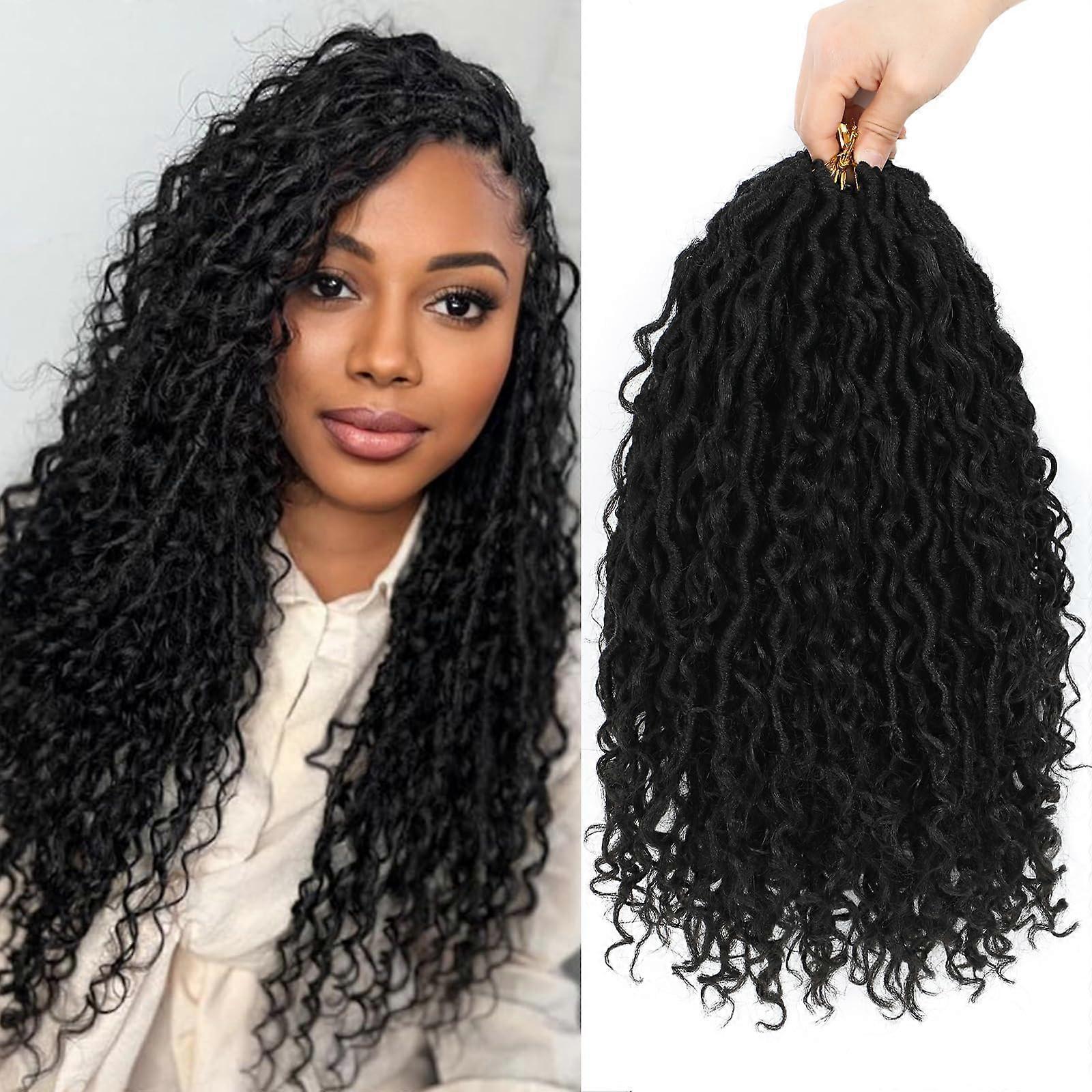 8 Packs Soft Crochet Hair Boho Braids for Styling 14 Inch Length in Natural Colors for Versatile Hairdos