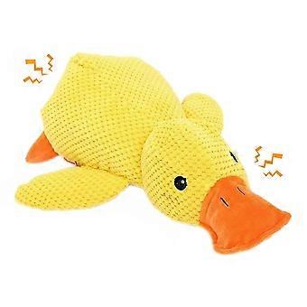 Calming Duck Dog Toys Emotional Support Duck Dog Indestructible Filled Plush Dog Toys Offensive Chewing Resistance Squeezing Dog Toys Indoor and