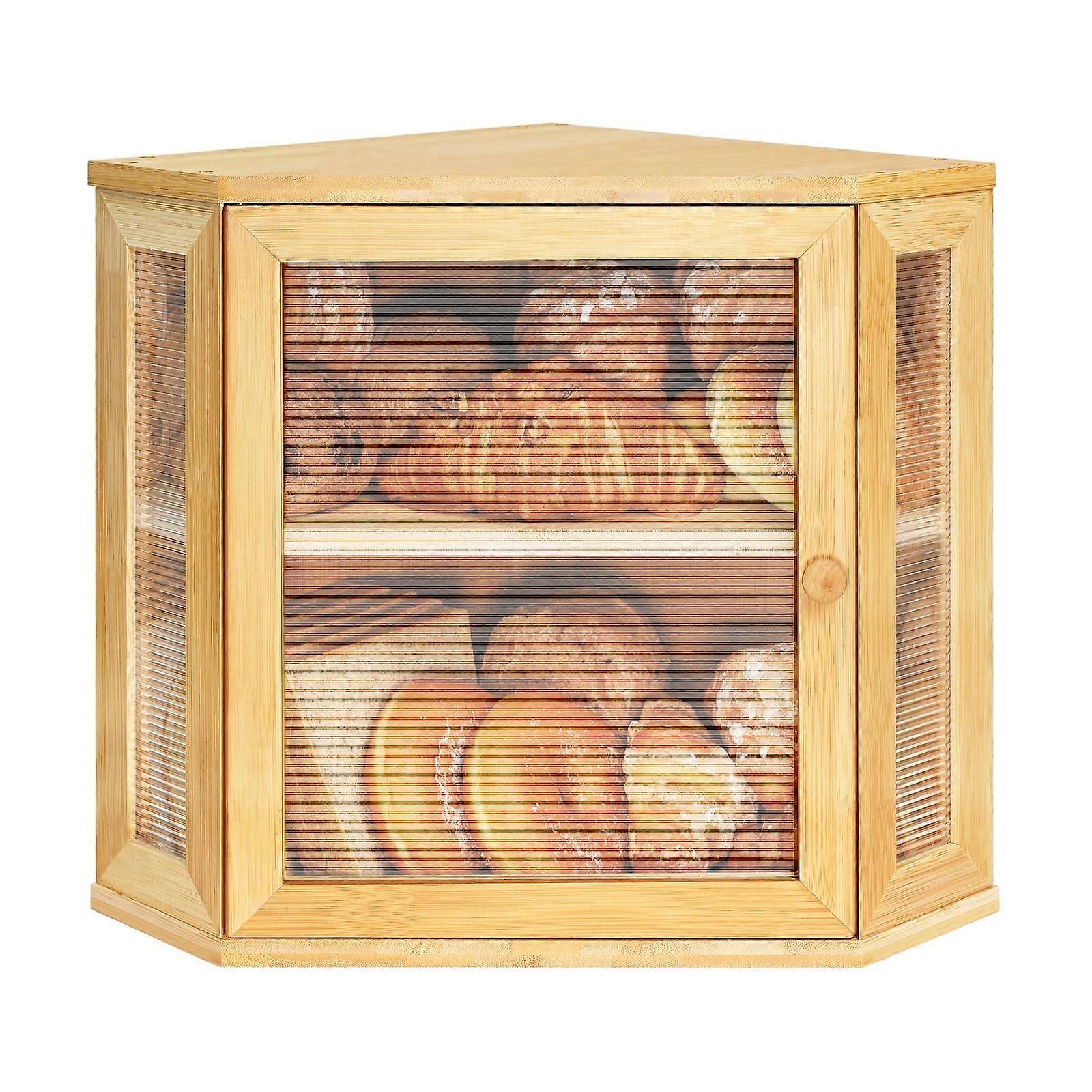 Bread Box for Kitchen Countertop Bread Saver Medium Size