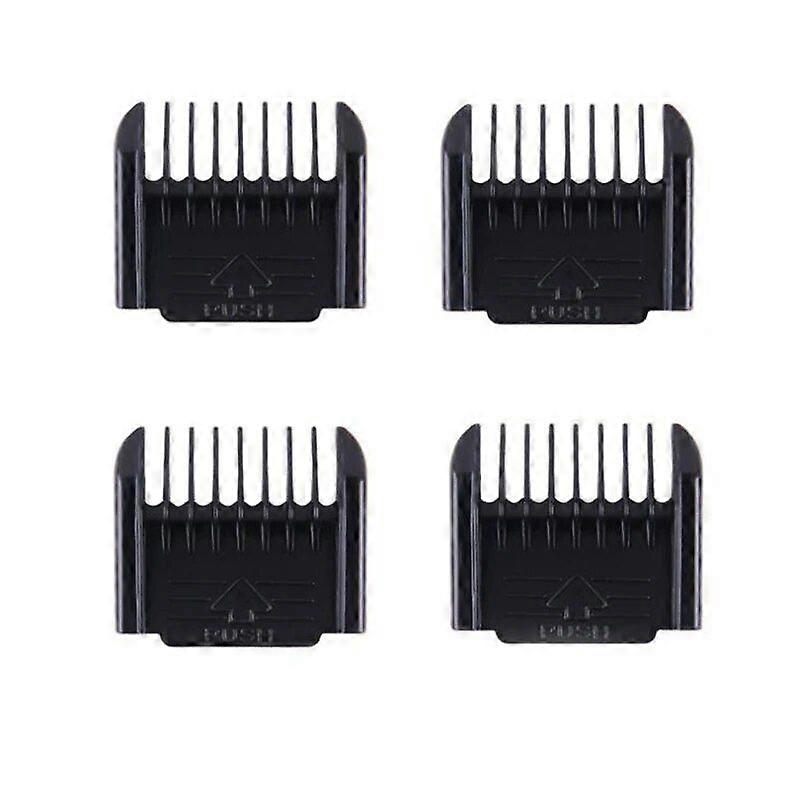 Electric Clipper Accessories,4Pcs Cut Clipper Limit Comb Guide Attachment Size Barber Replacement