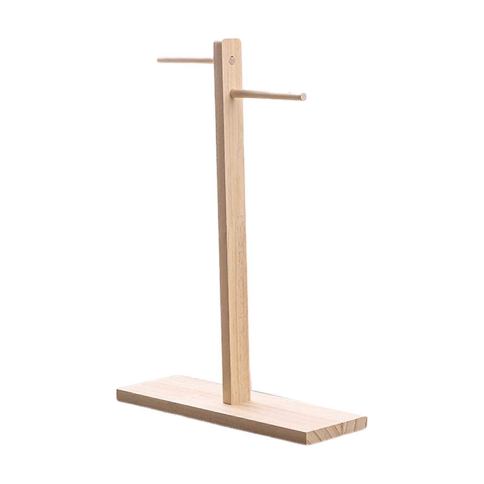 High Quality Wood Jewelry Display Rack Storage Rack Designed For Both Personal And Professional Presentation Needs Log color