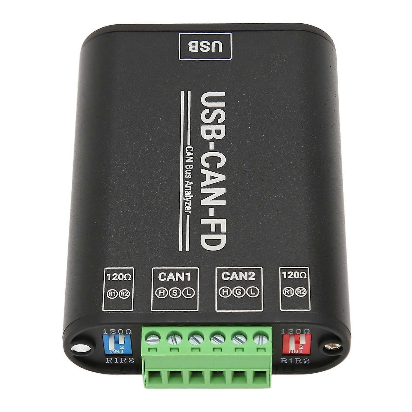 Industrial Grade USB to CAN FD Adapter CAN CAN FD Bus Communicate Interface Convertor CAN CAN FD Protocol Data Analyzer