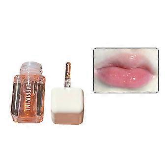 Clear Moisturizing Lip Gloss Water Gloss Lip Tint Non-stick Glossy Long Lasting Highly Pigmented Color Liquid Lipstick  Sea salt lemon