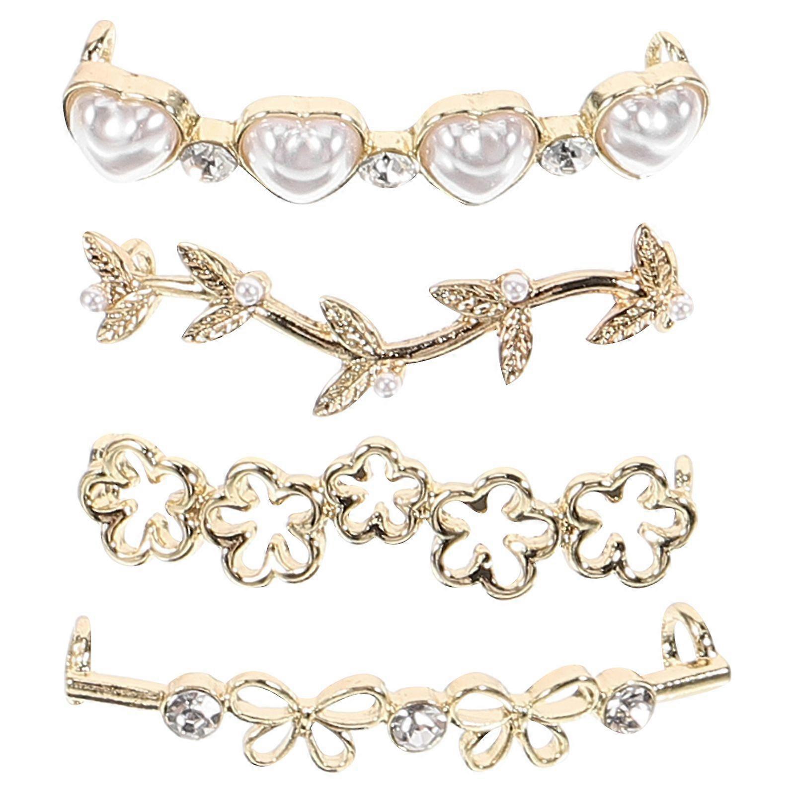 4 db dekoratív cipőcsipesz alkalmi cipő dekoráció charm cipőcsatok cipőkhöz