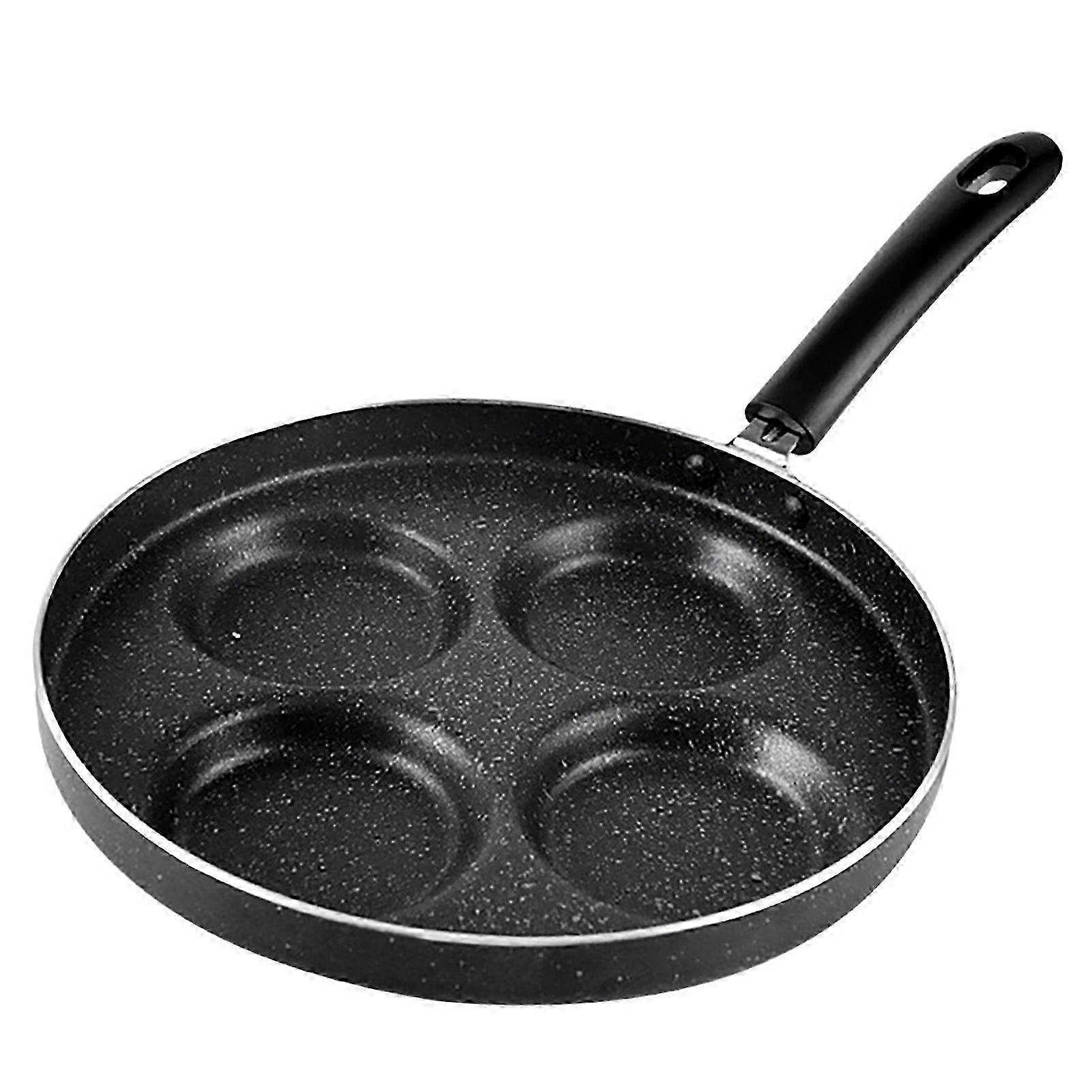 Poêle à œufs multifonctionnelle de 4 tasses, surface antiadhésive pour une répartition uniforme de la chaleur - EU Kitchen Essential