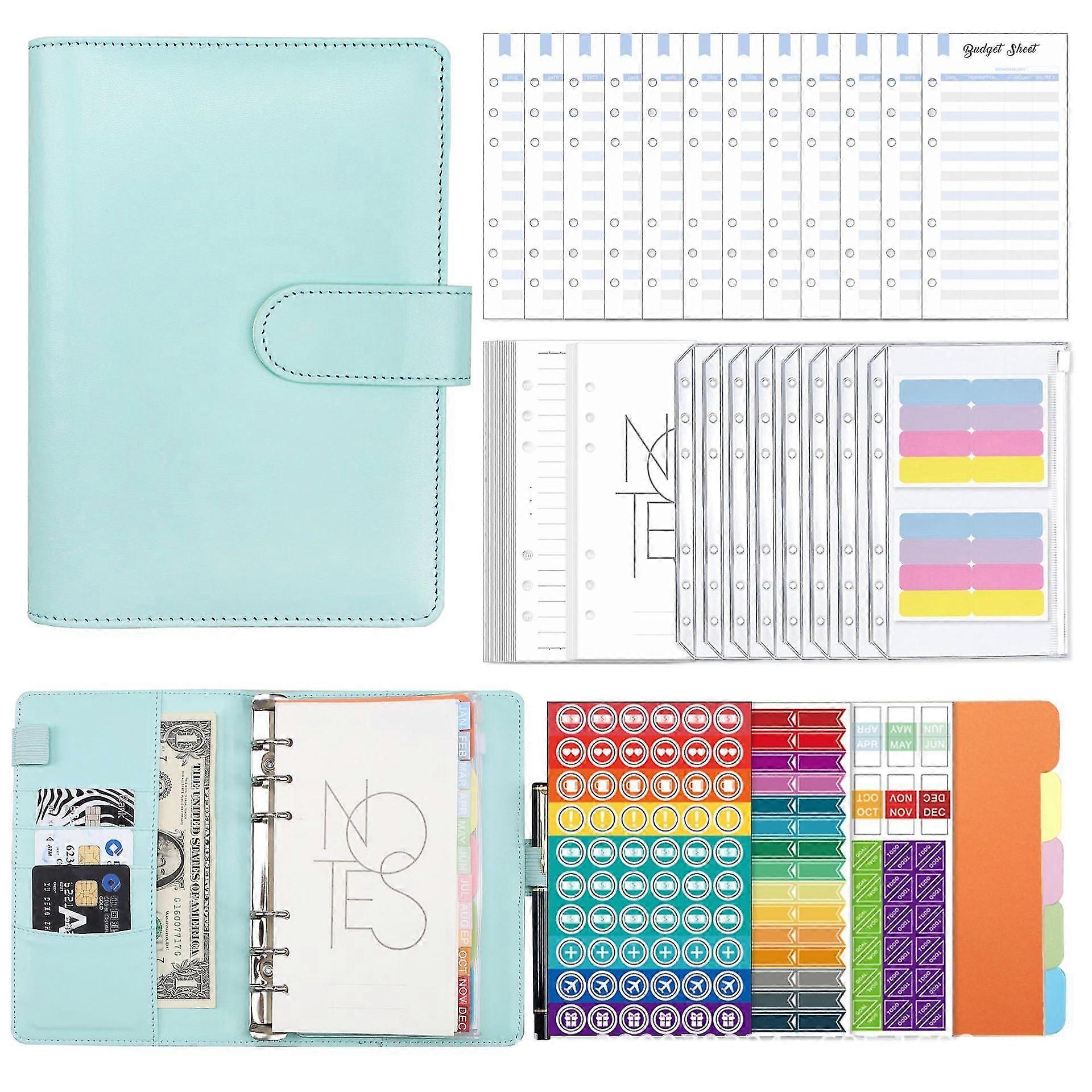 A6 Binder Budget Planner 6 Hole Notebook Folder Cover