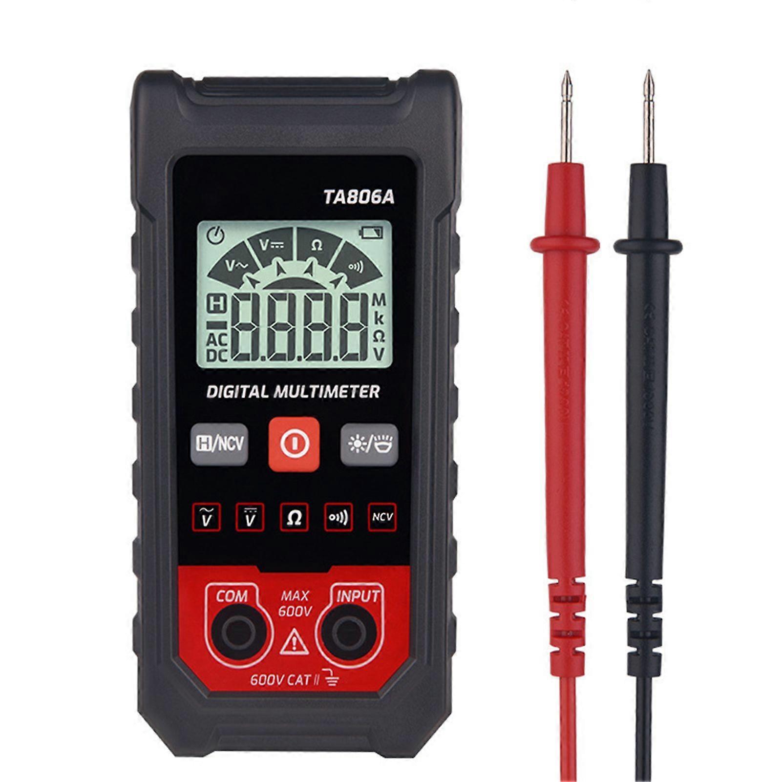 Portable Multimeter Digital Multimeter Tester with Automatic Recognition Automatic Auto-Ranging Voltmeter
