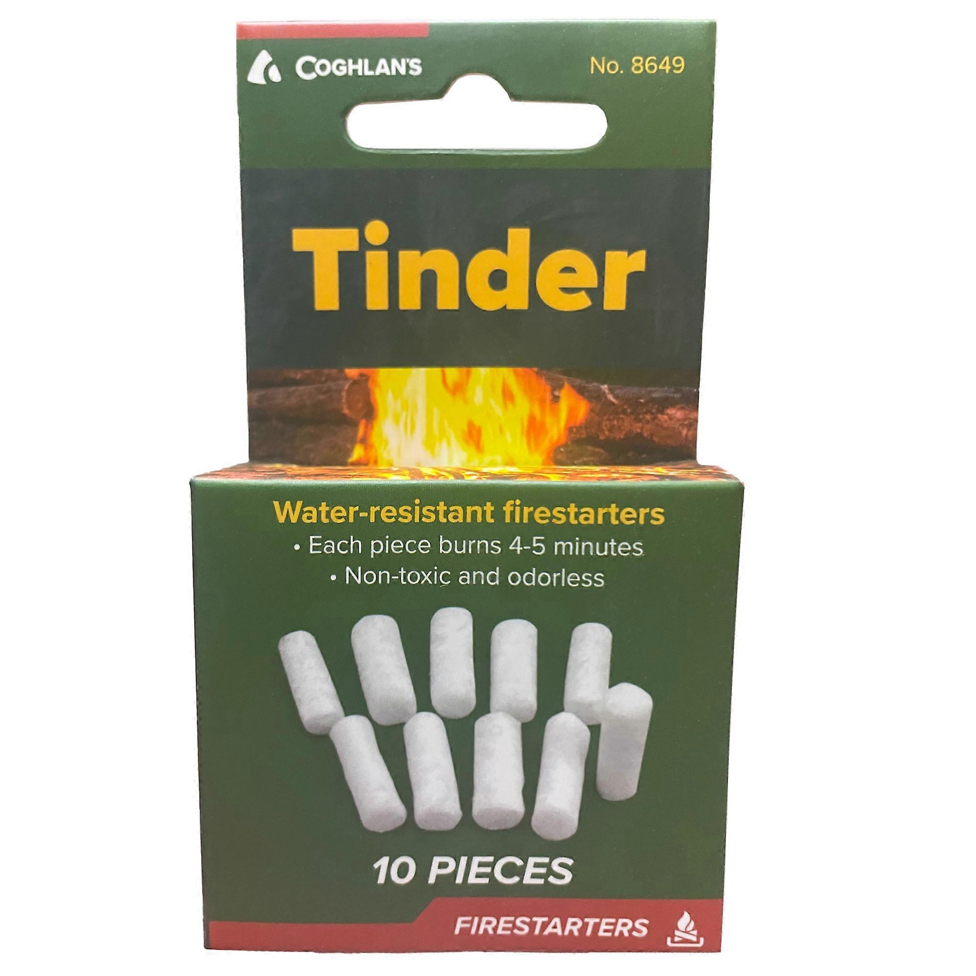 Coghlan's Tinder (10 Pack), Supervivencia Impermeable Camping Emergency Fire Starter