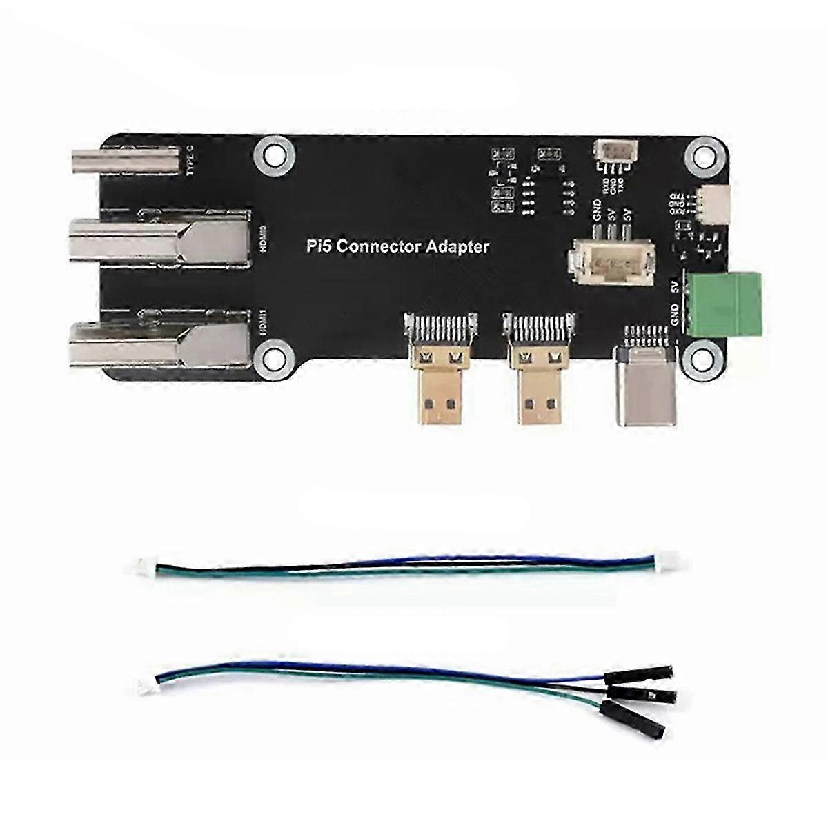 For Raspberry Pi 5/4B Micro-HDMI-Compatible to HD Adapter Board