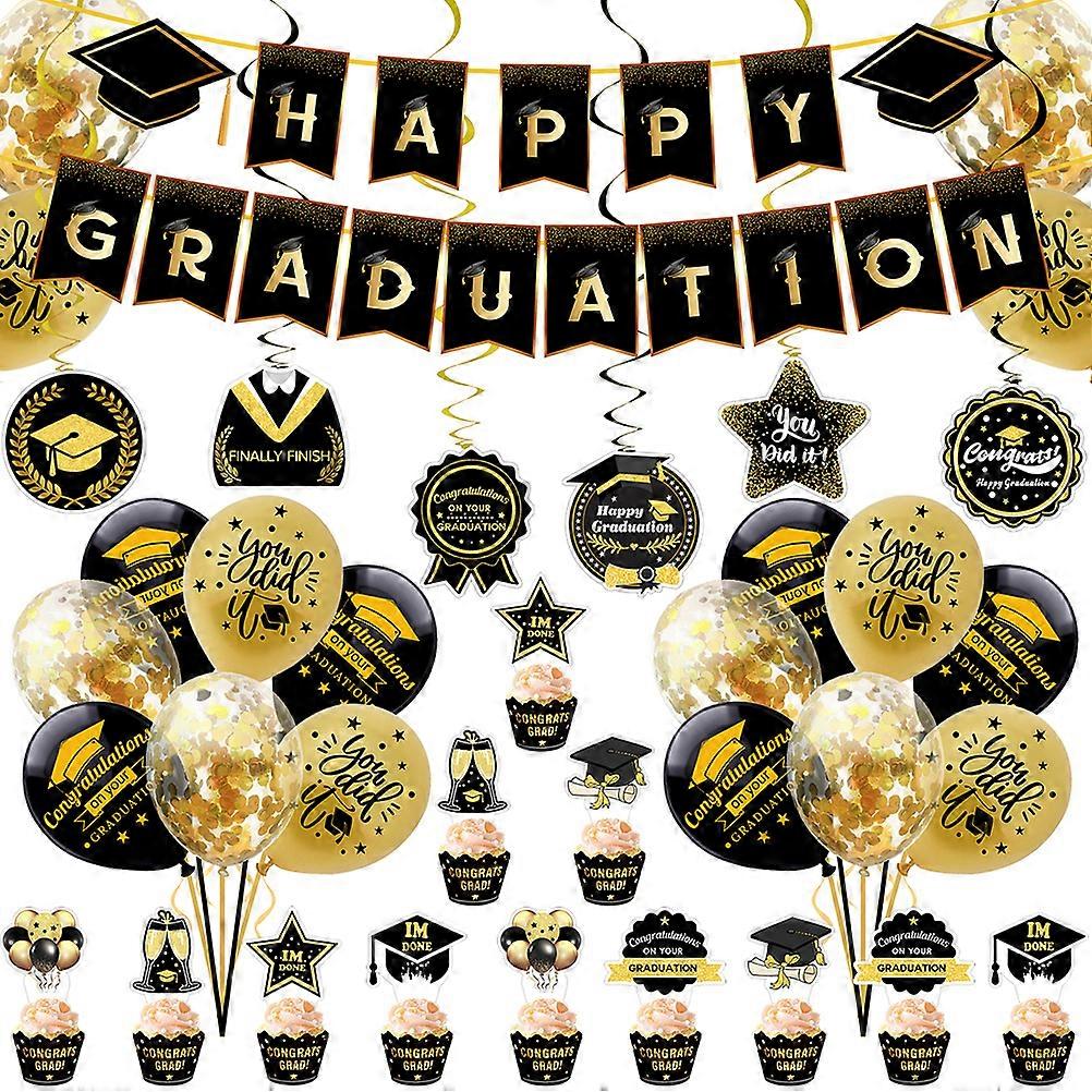 Comprehensive Event Decoration Set For Schools And Universities, Elegant Festive Atmosphere With Quality Durable Materials, Enhance Your Graduation