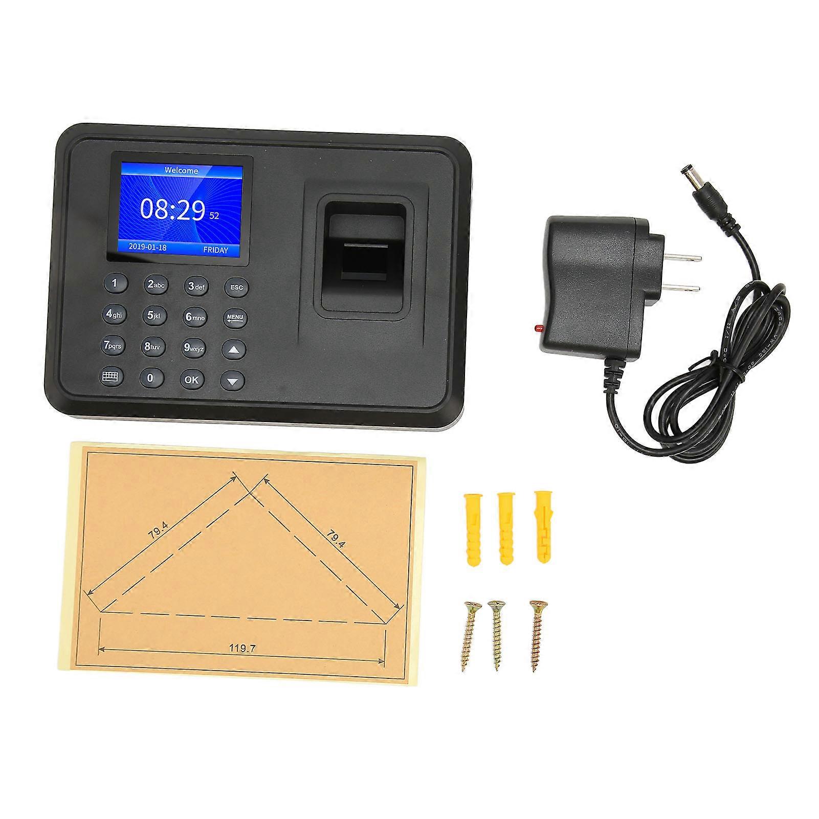 Fingerprint Attendance 2.4 Inch 1000 User Capacity Name Display Biometric Fingerprint Machine
