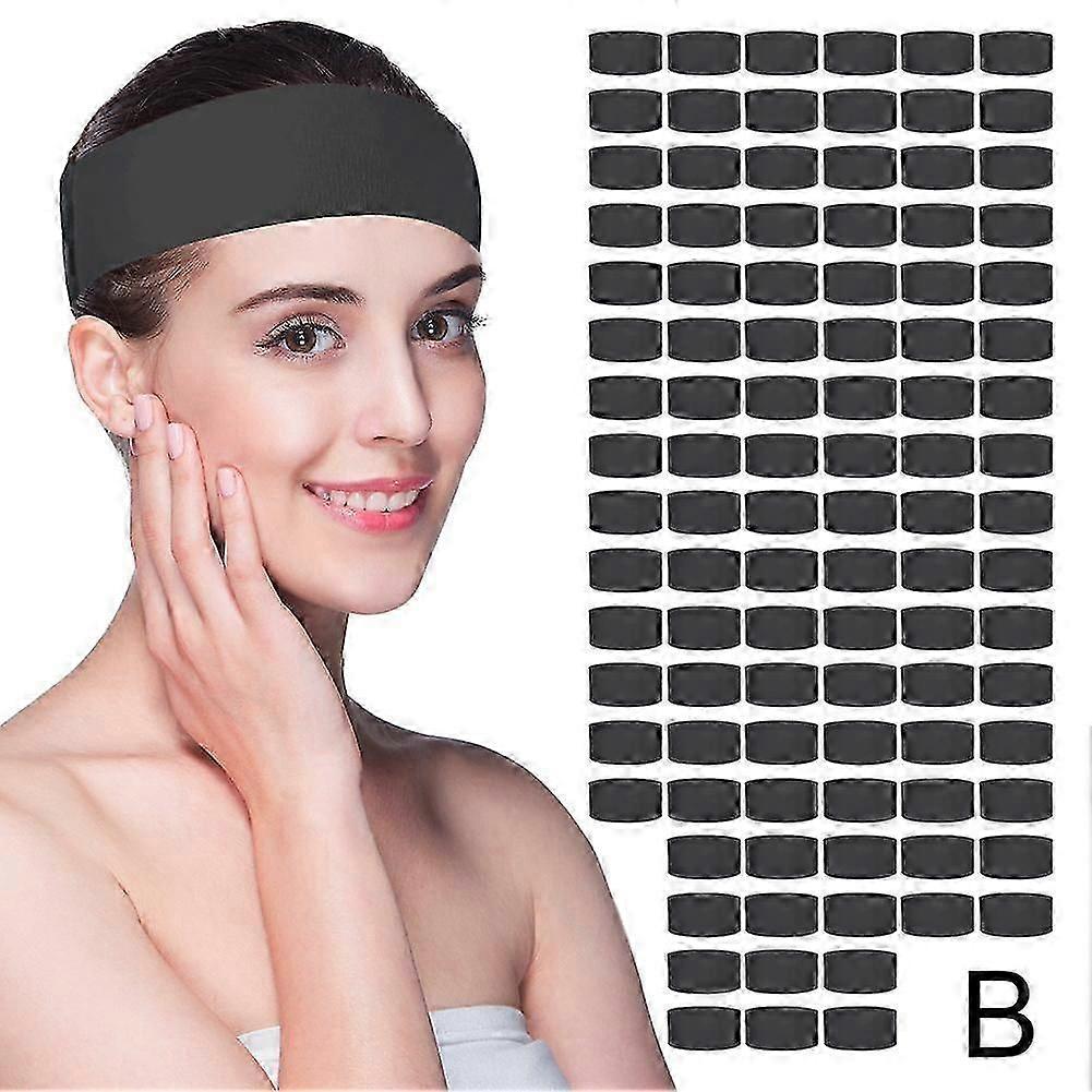 Fascia per capelli monouso in tessuto non tessuto, fascia elastica per capelli per salone di bellezza e SPA