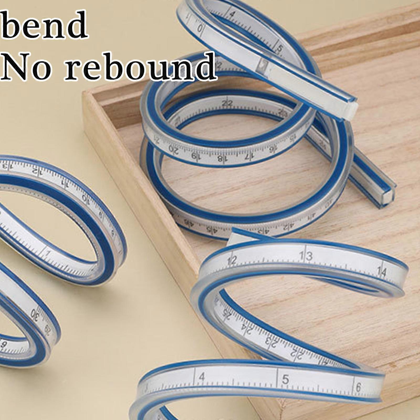 Bendable Drawing Ruler Double Side Scale Ruler Professional ...
