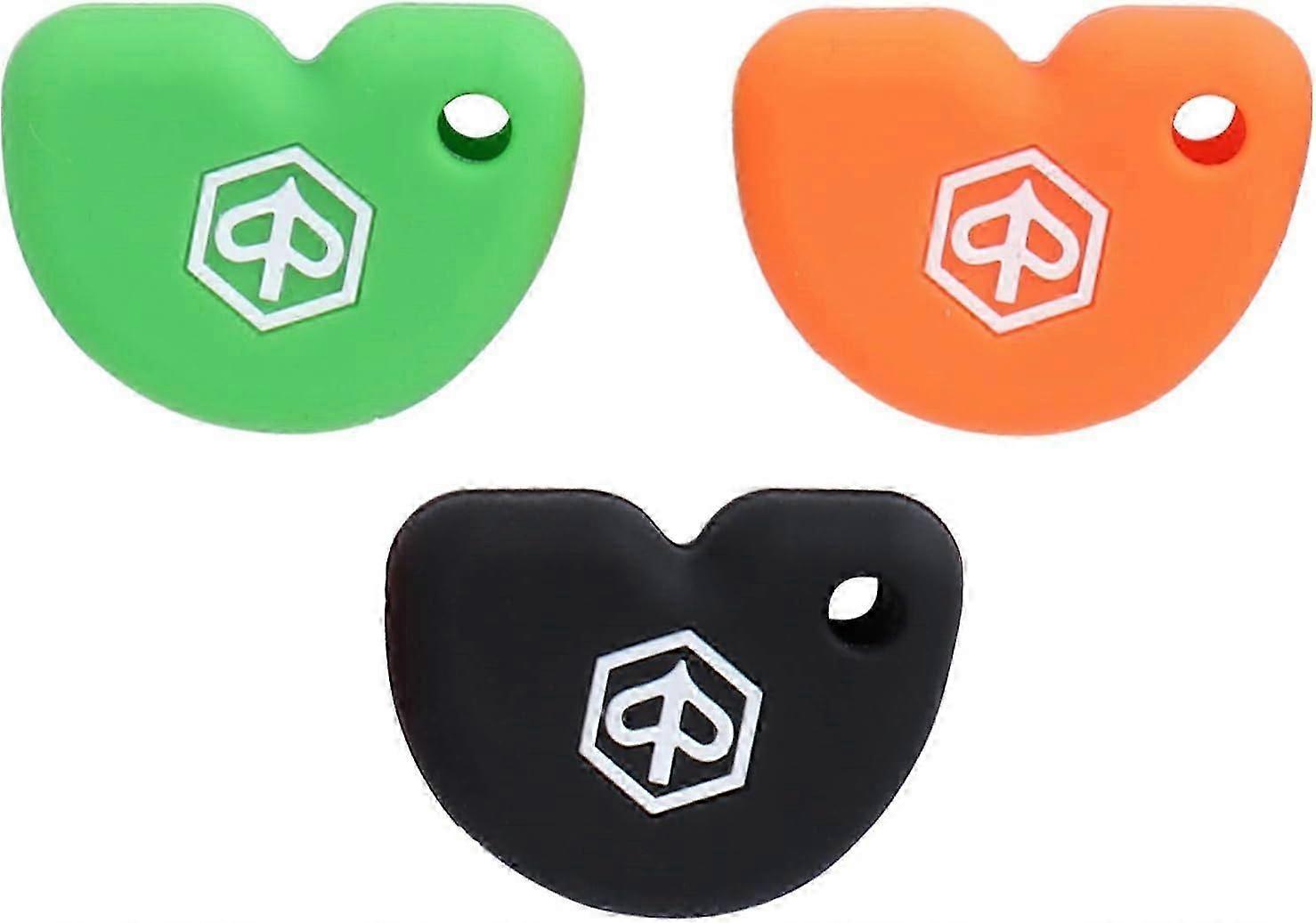 3pcs Key Protective Bag Rubber Key Fob Cover Vehicle Tags Key Remote Accessories