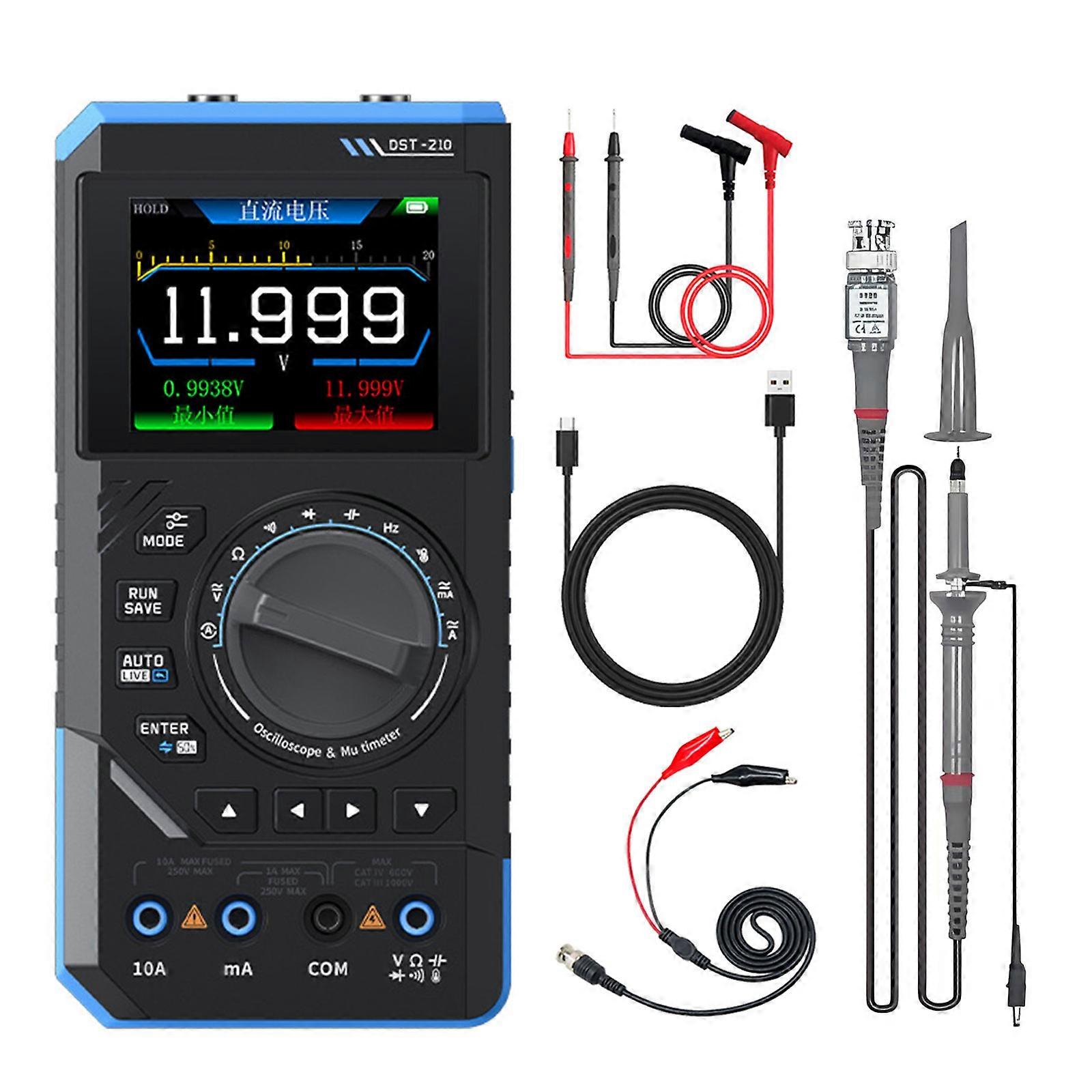 Multifunction  Digital Multimeter with Comprehensive Measurement Functions Oscilloscope & Signal Generator for Industrial
