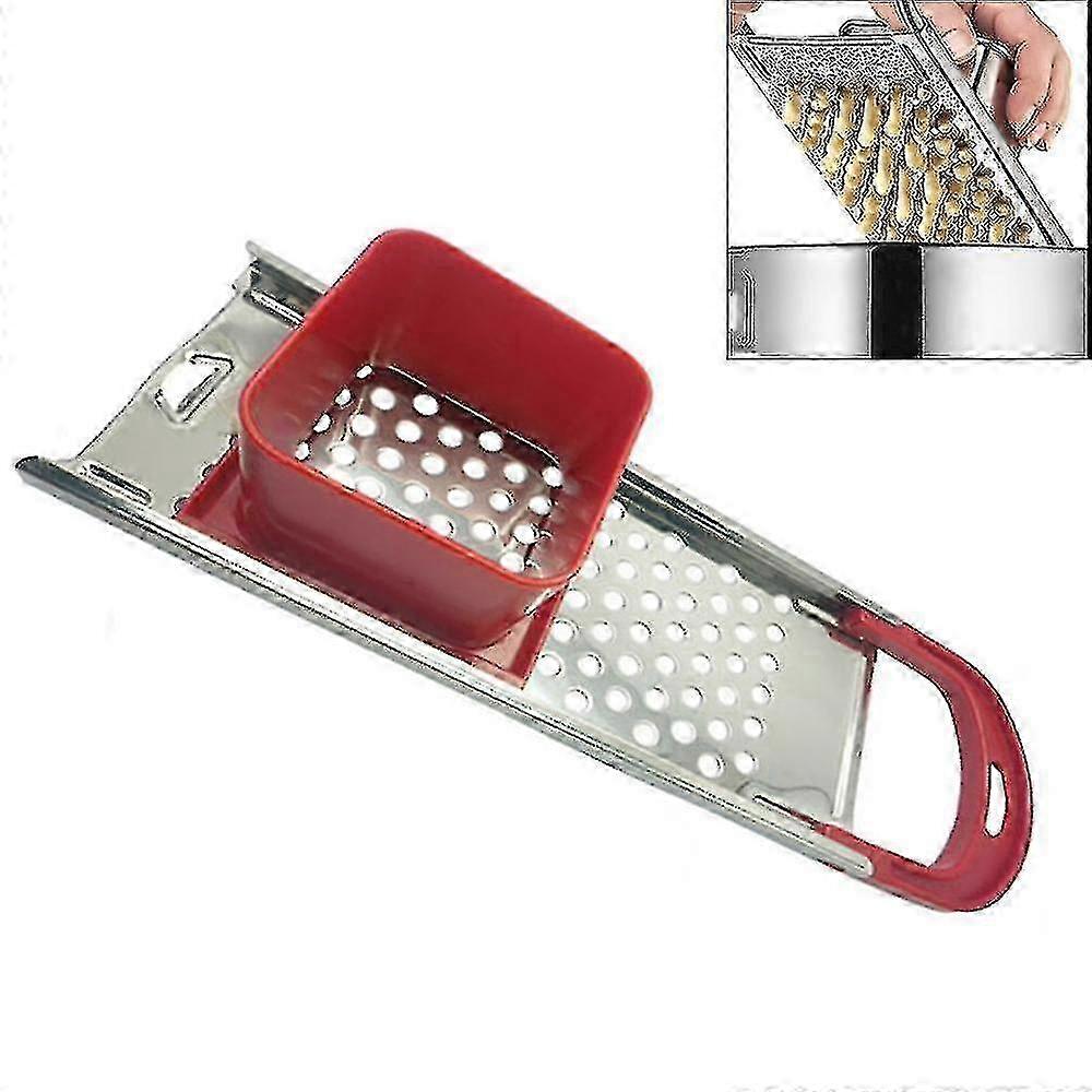Machine à spaetzle allemande en acier inoxydable de qualité supérieure avec prise confortable - Rouge