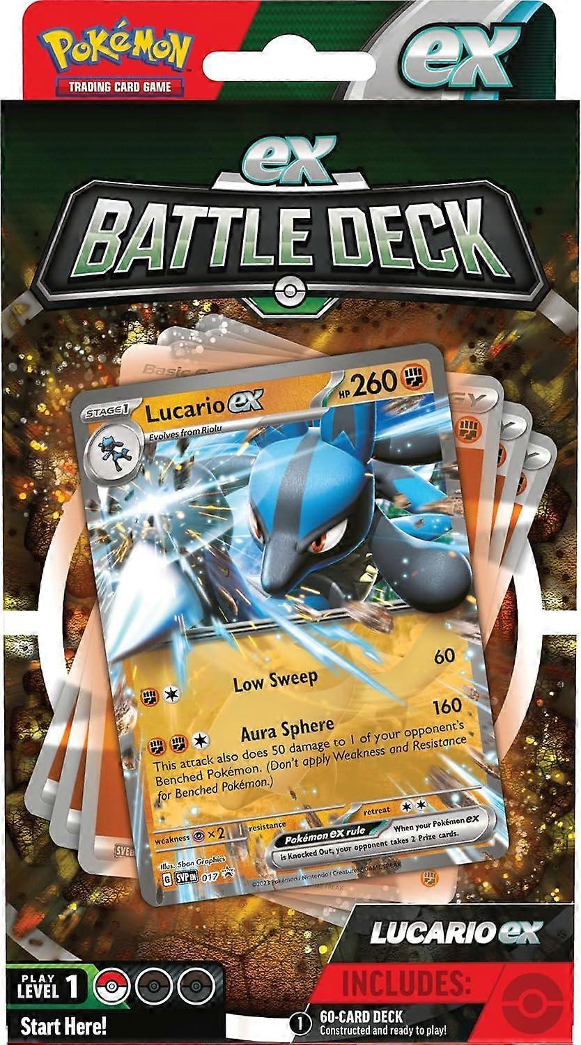 Pokemon TCG Lucario and Ampharos EX Battle Deck (Pack of 6)
