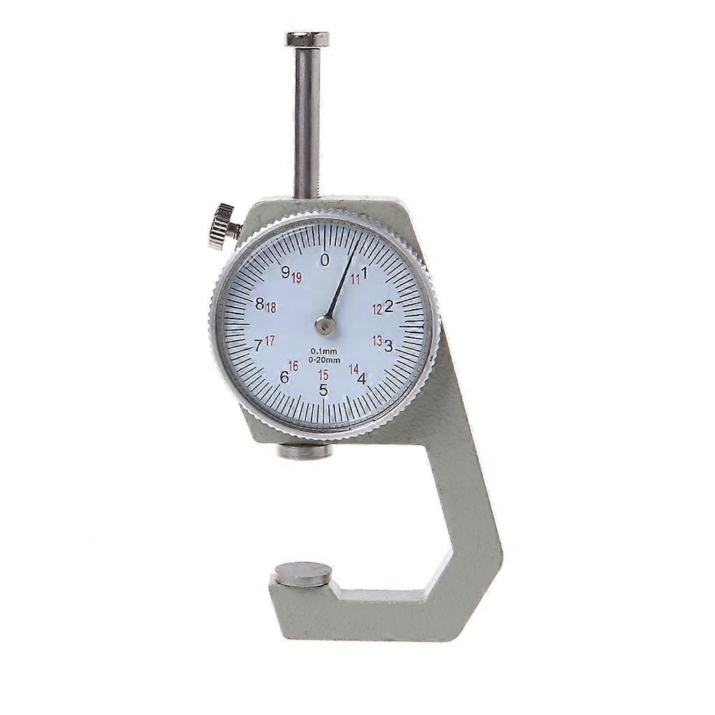 Small Size Dial Thickness Gauge for Measuring Paper, Pipe, Sheet Metal 0.1mm Precision Accuracy Measuring Tool Durable 0-20MM