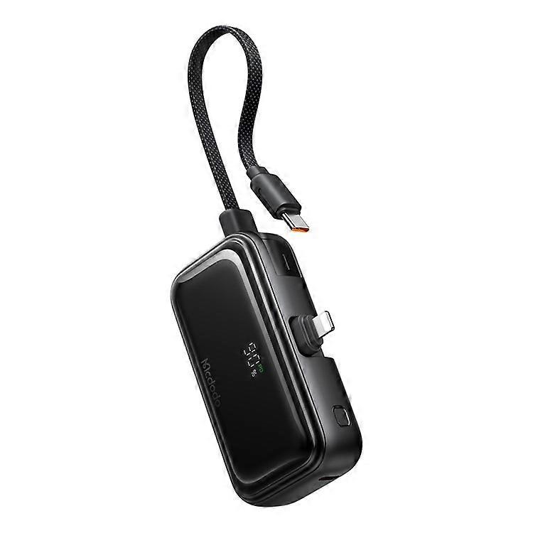 MCDODO MC-7800 MDD Freekit Series Power Bank with iP Plug Digital Display 5000mAh 20W Portable Phone Charger