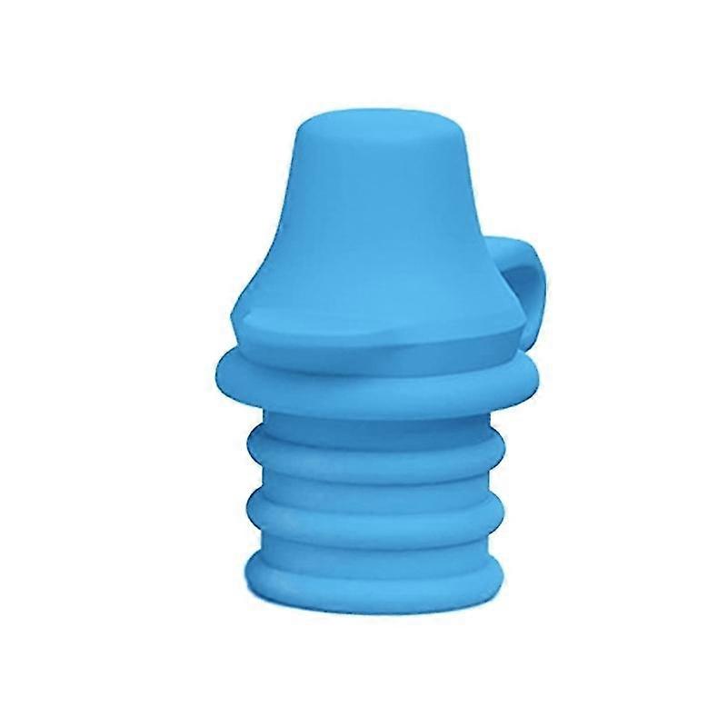 Silicone Wine Bottle Stopper Spout Sealer - Blue Kitchen Party Accessory